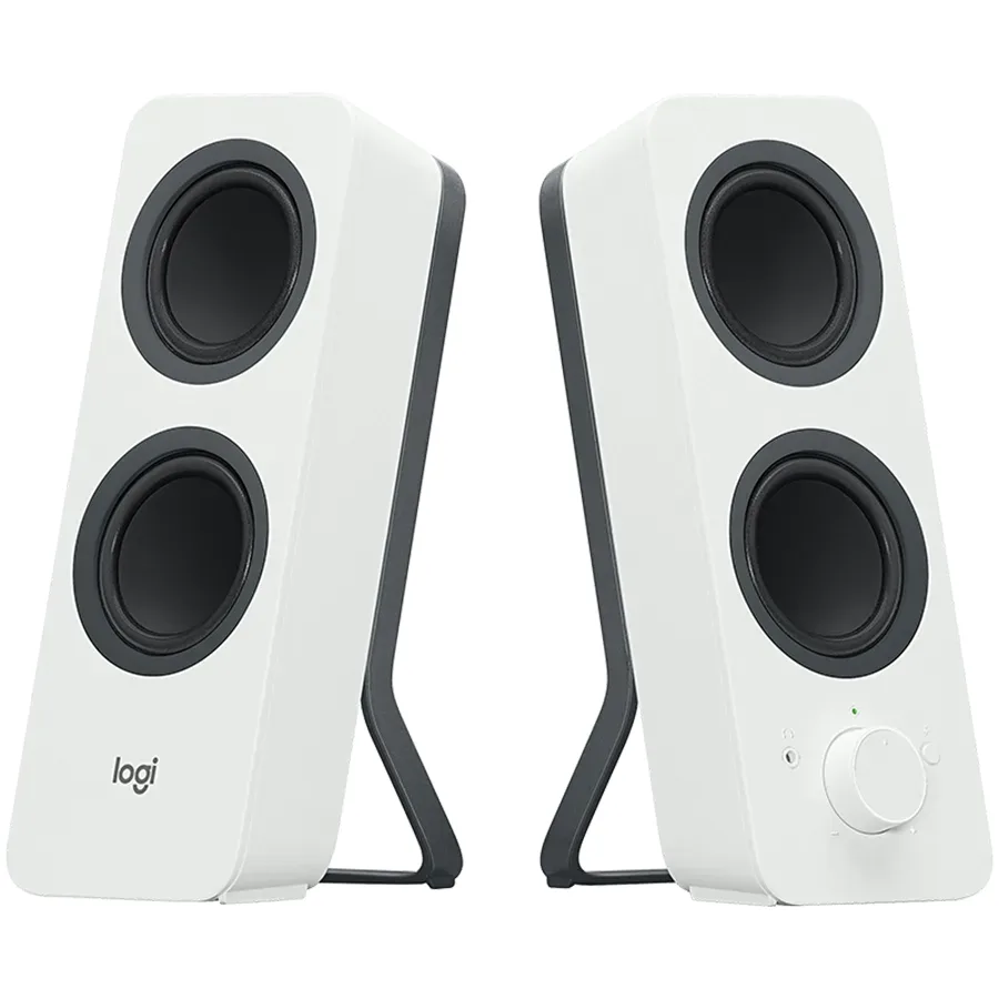Logitech Z207 Bluetooth Stereo Speakers - OFF-WHITE