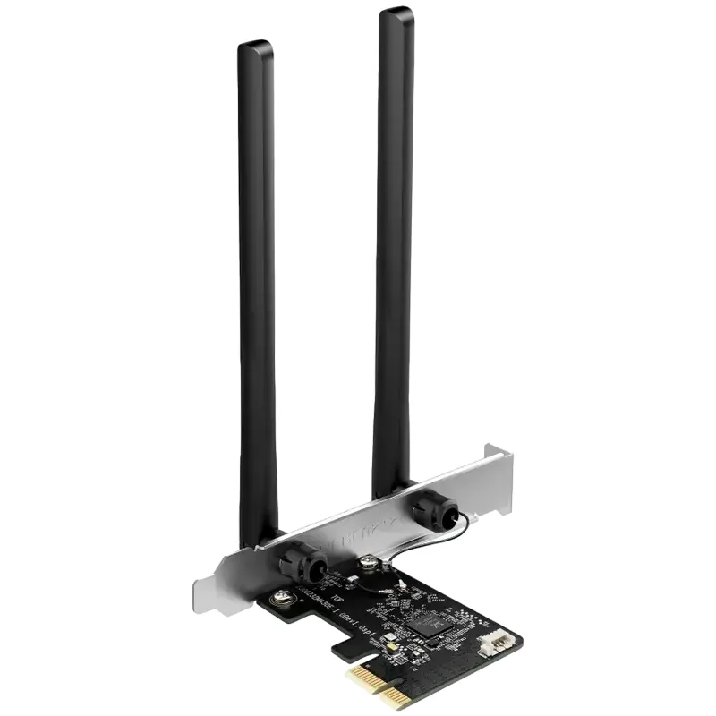 Mercusys MA30E AC1200 Dual-Band Wi-Fi Bluetooth PCI Express Adapter, 867 Mbps at 5 GHz + 300 Mbps at 2.4 GHz