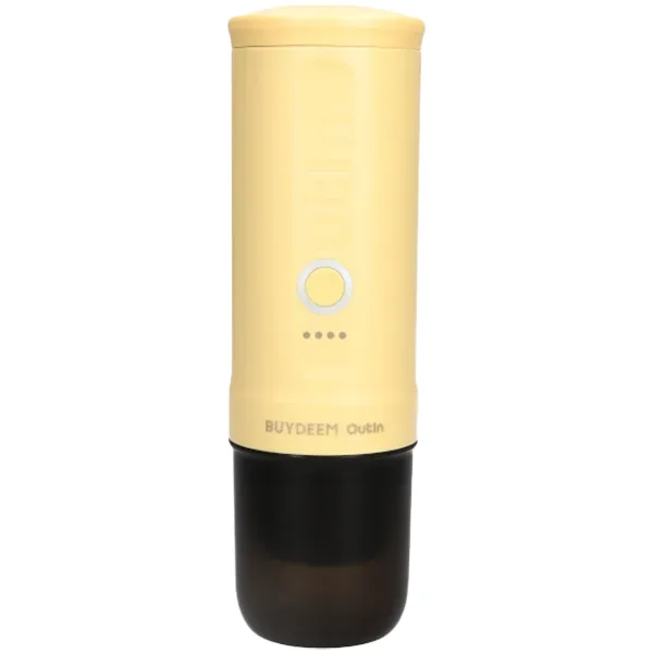 Buydeem Nano Espresso Machine, model OTEM-01, color Mellow Yellow