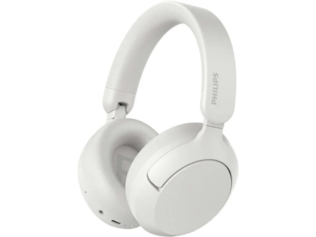 Philips TAH6000WT slušaliceprilagodljivo blokiranje bukeBT 6.0, reprodukcija do 80h, BIJELE