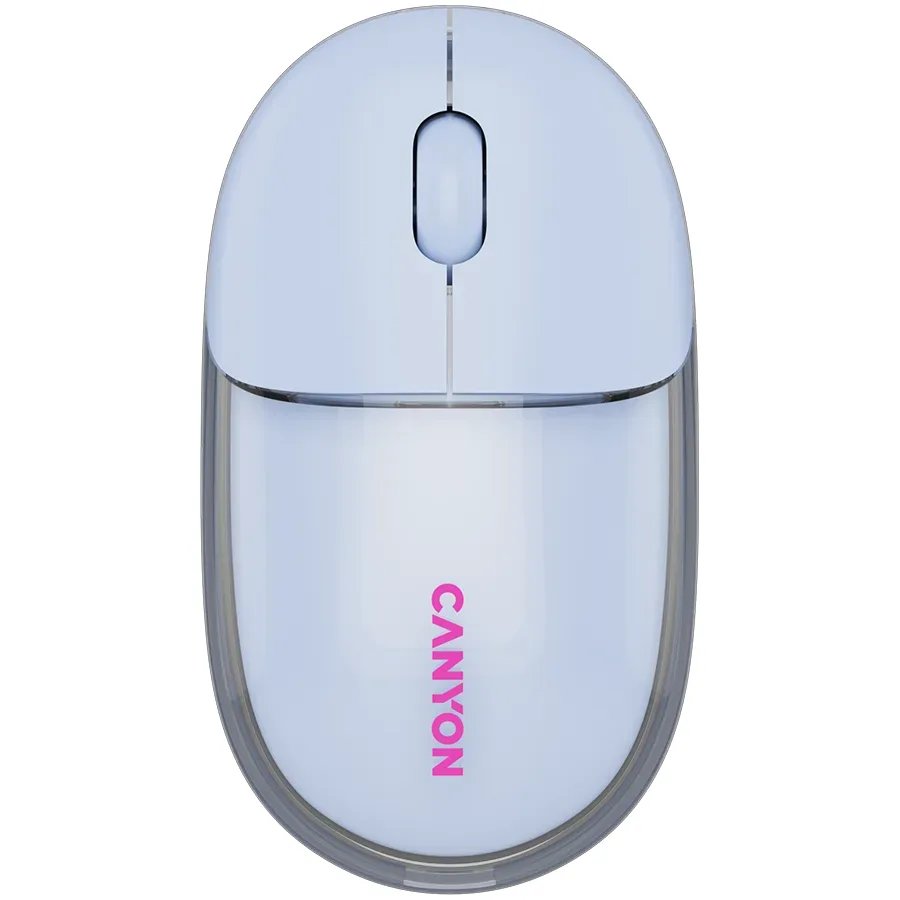 Canyon mouse OnClick 24 BT/ Wireless Transparent/Blue