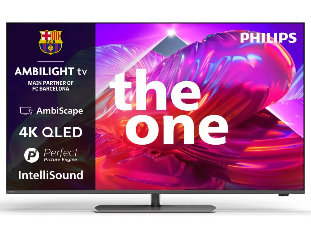 Philips 55''PQS9011 4K QledTitan OS, AMBILIGHT TV, 144Hz, P5 Picture Engine, Dolby Atmos i Vision