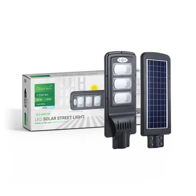 Green TECH LED ulična svjetiljka 60W, 6000K, IP65, solar