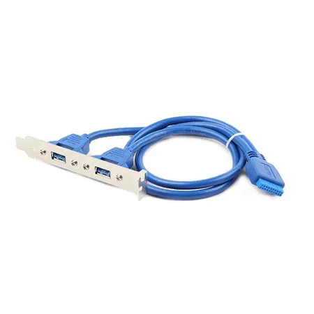 Gembird USB 3.0 dual port CC-USB3-RECEPTACLE, 2x USB3.0, 20pin konektor za MBO
