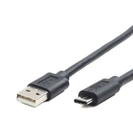 Gembird USB 2,0 kabal AM to Type-C AM/CM, 1m, BLACK, CCP-USB2-AMCM-1M