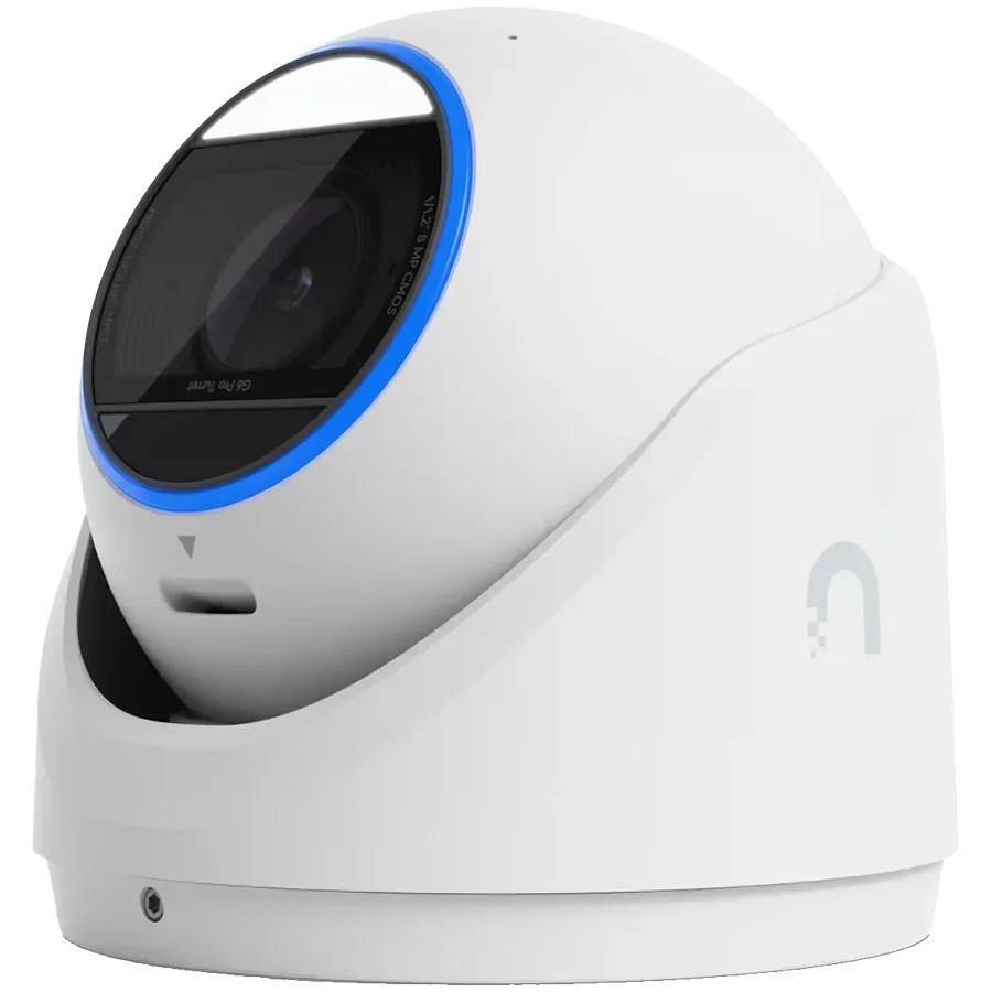 Ubiquiti UVC-G6-Pro-Turret-W All-weather tamper-resistant 4K PoE+ camera with a Multi-TOPS AI engine