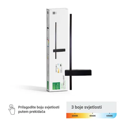 Green TECH Zidna dekorativna svjetiljka 12W, 3CCT