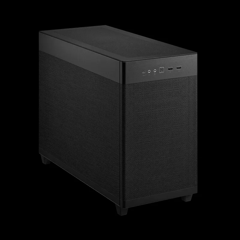 Asus Prime AP201 Case BlackMicroATX, tool-free side panelsquasi-filter mesh