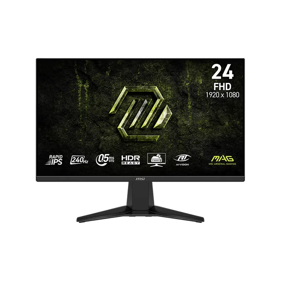 MONITOR 24 MSI MAG 245F X 23.8" 1920 x 1080 (FHD) FreeSync, 240Hz, 0.5ms (GtG, Min.), 2xHDMI 2.0b (FHD@240Hz)