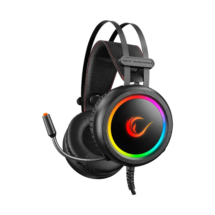Rampage Slušalice sa mikrofonom gaming STORMY black 7.1 USB surround, 30505