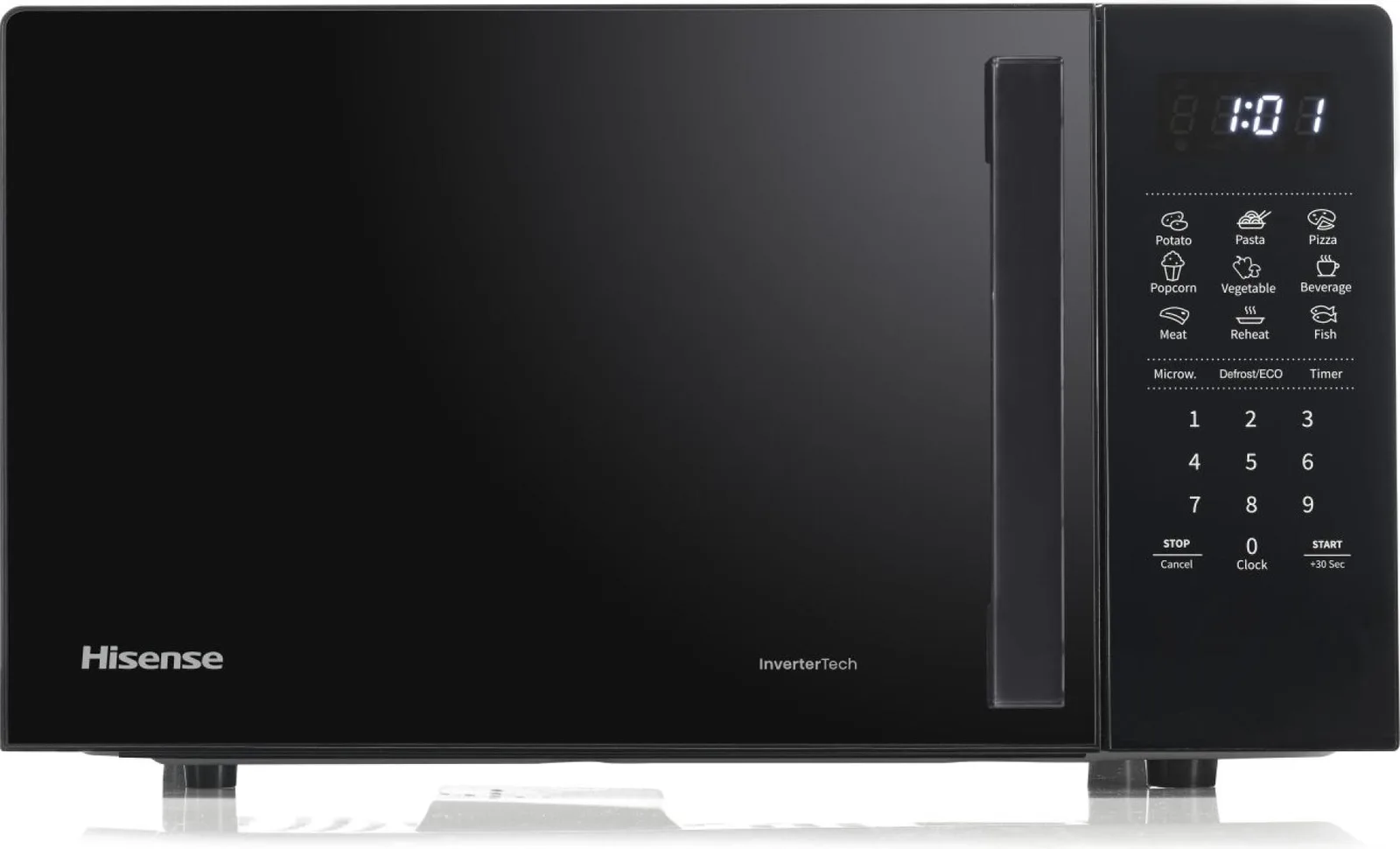 Hisense Mikrovalna pećnica, 20 l, 700 W, Inverter, Kontrola dodirom, Crna H20MOBS4HI