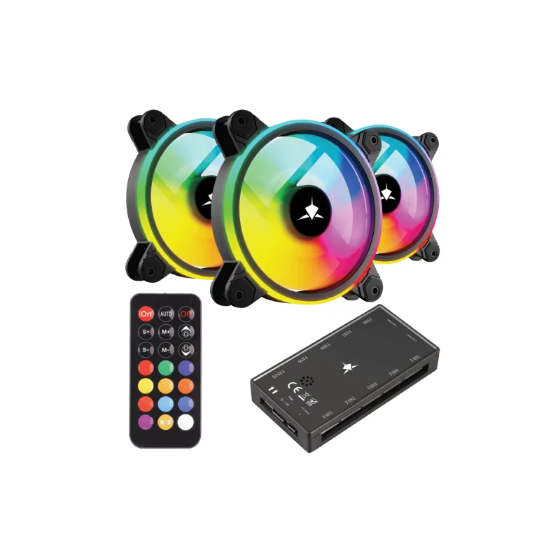White Shark FAN GCF-S028-004 NEBULA-2 CRNI ARGB KIT