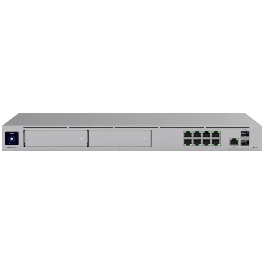Ubiquiti rack-mount Cloud Gateway with 10 Gbps performance, multi-WAN load balancing