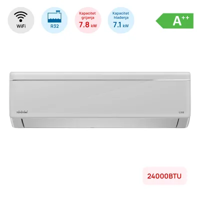 Klima TOYOTOMI Umi 7,1kW A++ Eco DC Inverter, – 15°C ~ 50°C, HEPA 3+