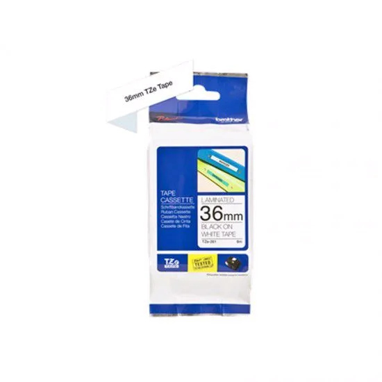 Brother POT TRAKA TZE261 36 mm crno na bijelo