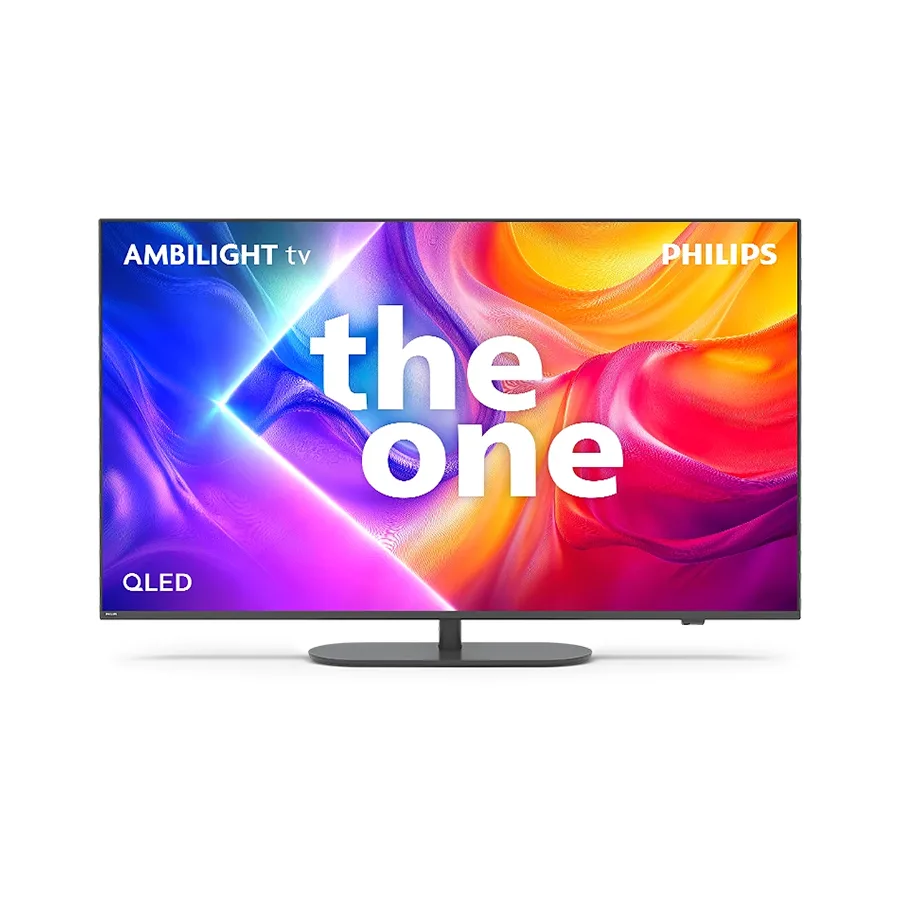 TV PHILIPS QLED 55PUS9010, 4K QLED, THE ONE - TITAN SMAS, 144 Hz, AMBILIGHT TV, P5 Perfect Picture Engine