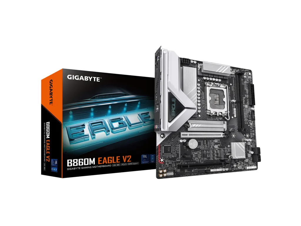 Gigabyte MB B860M EAGLE V2LGA1851, 2xDDR5, 2xM.2, 4xSATA6xUSB, HDMI, DP, USB Type-C, mATX