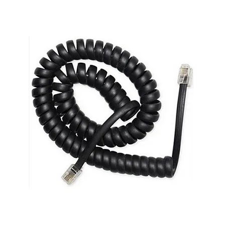 Gembird Telefonski spiralni kabl za slusalicu 2m sa konektorima RJ-10, TC4P4CS-2M