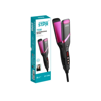 Winning Star Pegla za kosu ST-5705-BK, 75W, crna