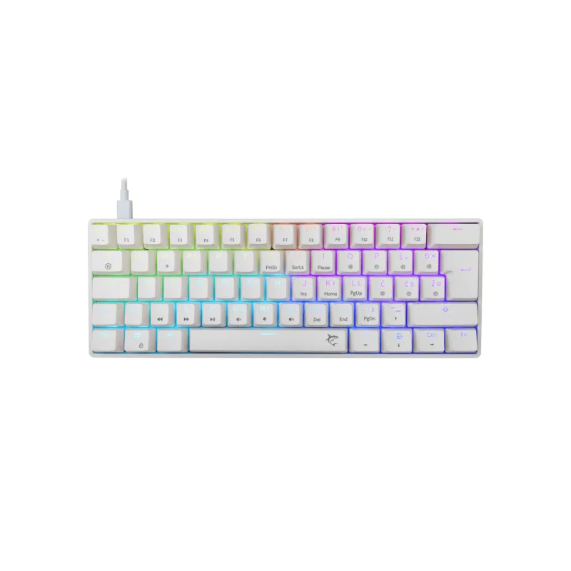White Shark TASTATURA GK-004232 SHINOBI-2 Bijela- Mehanicka HR BROWN SW