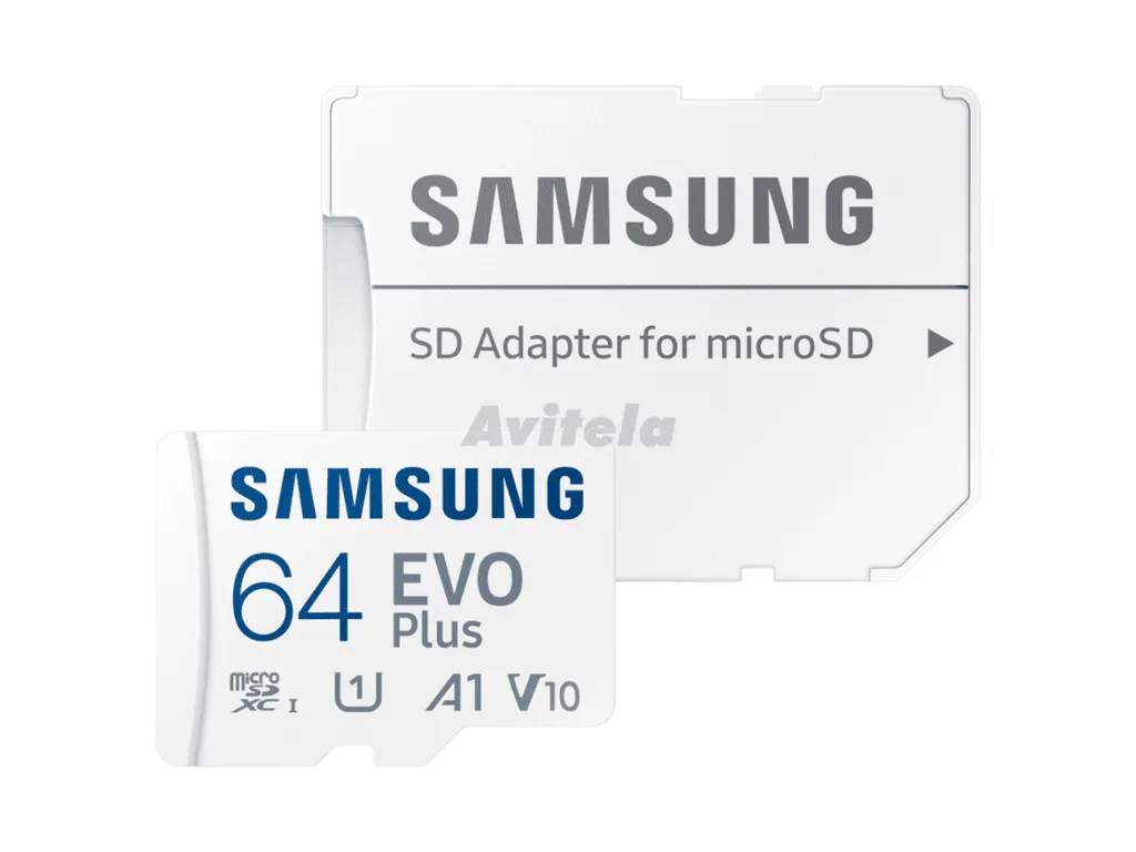 Samsung Micro SD 64GB EVO Plussa adapterom Up to 160MBs