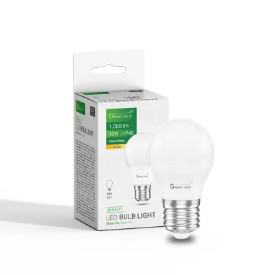 LED žarulja Green Tech 10W, 3000K, E27, A60, Flux: 1000 lm, IP40, Epistar chip