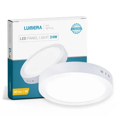 LED panel Lumera Lighting 24W, 3000K, nadgradni, okrugli