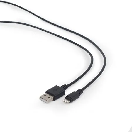 Gembird USB 2,0 kabal sync and charging iPhone, black, 2m, CC-USB2-AMLM-2M