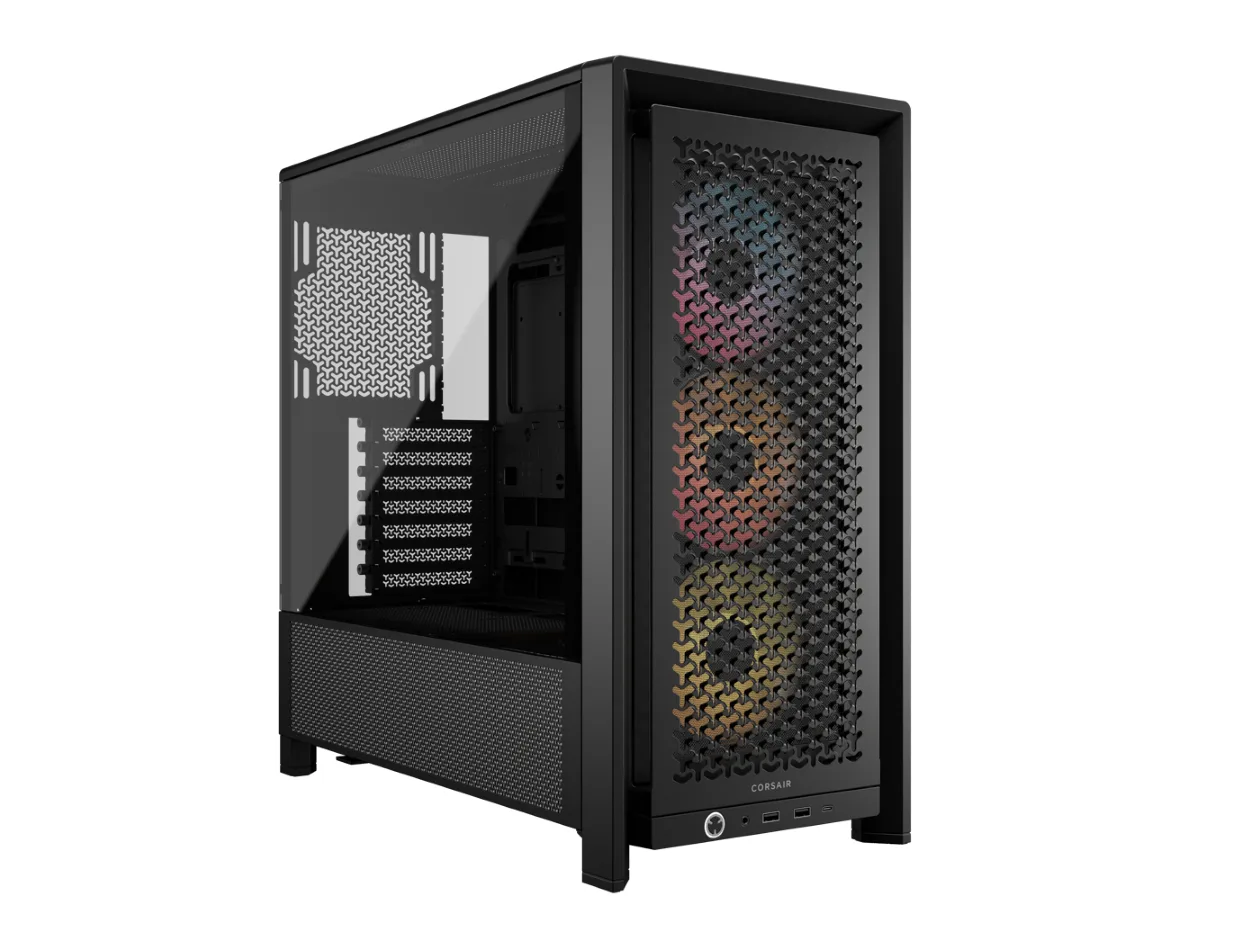 Corsair FRAME 4000D RS ARGB3xRS120 ARGB fans, 360mm rad170mm cooler, 430mm GPU, ATX, Black