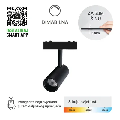 Green TECH LED magnetna svjetiljka 30W, 3CCT, LED Osram, Dim./ Smart Lamp APP