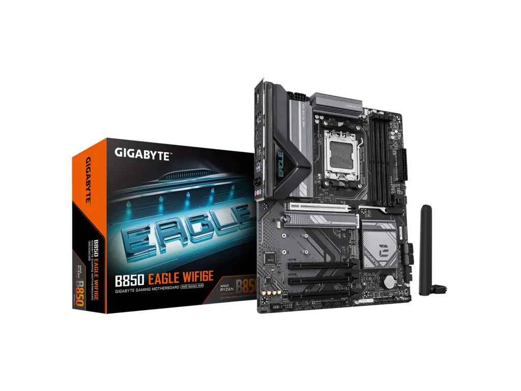 Gigabyte MB B850 Eagle WIFI6EAM5, 4xDDR5, 3xM.2, 4xSATA8xUSB, HDMI, DP, USB Type-C, ATX