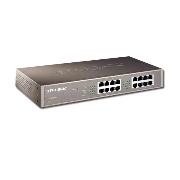 TP-Link 16-Port Gigabit Desktop/Rackmount Switch, 16 10/100/1000M RJ45 ports