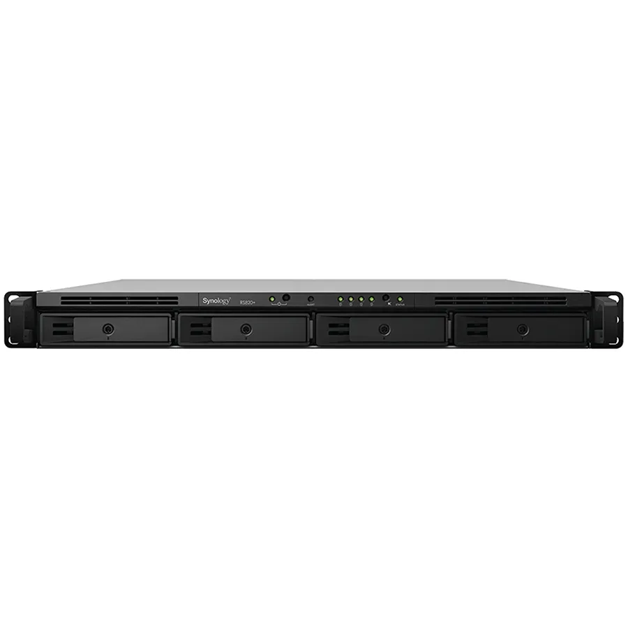 Synology RackStation RS822RP+ Rack 1U, AMD Ryzen V1500B 4-core 2.2 GHz, 2 GB DDR4 ECC SODIMM