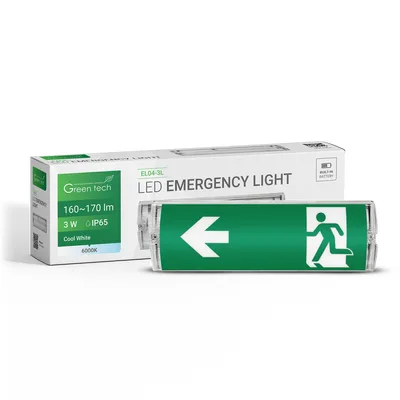 Green TECH LED svjetiljka za nužnu rasvjetu 3W, 6000K