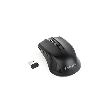 Miš GEMBIRD MUSW-4B-04, wireless, optical, black, up to 1600 dpi