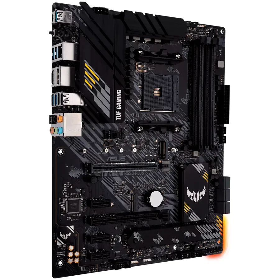 ASUS TUF GAMING B550-PLUS AM4 ATX gaming MB - AMD B550 4xDIMM DDR4 2xM.2 4xSATA PCIe 4.0 2.5Gb Ethernet