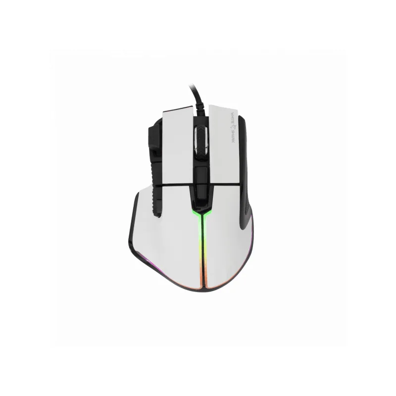 White Shark MIŠ GM-9006 MARROK Bijeli RGB / 12.000 dpi