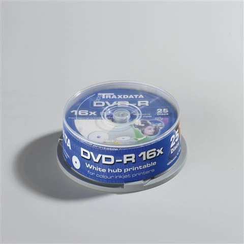 Traxdata DVD-R PRN F CAKE 25 