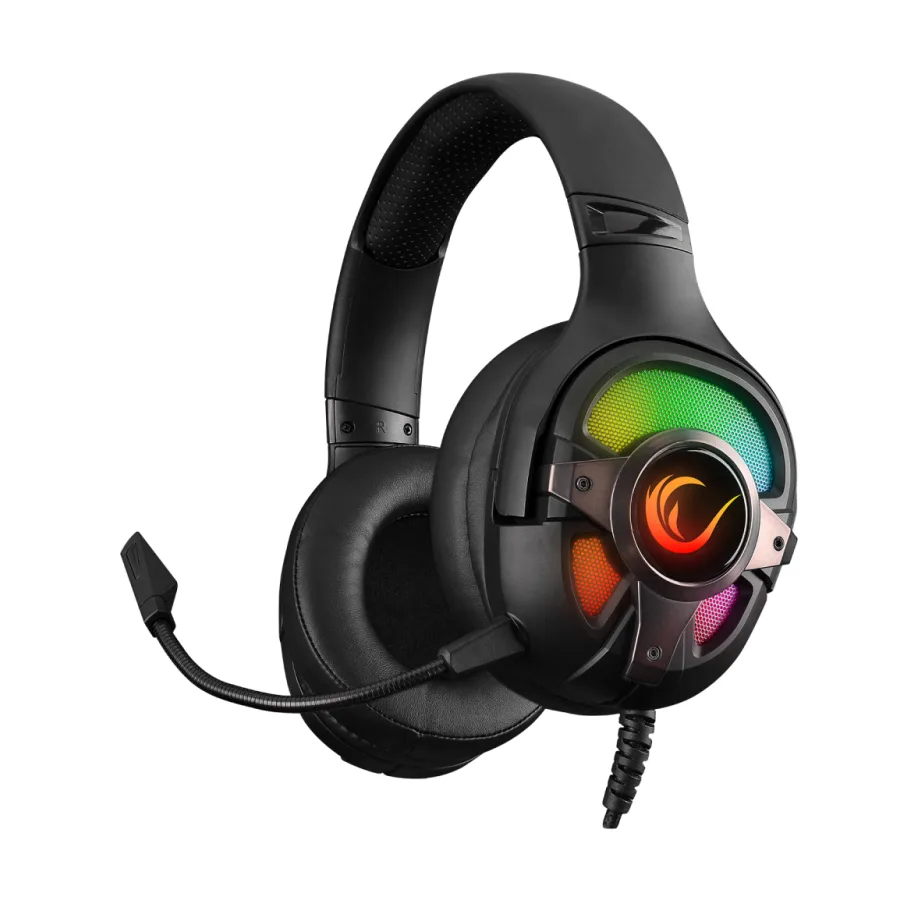Rampage Slušalice sa mikrofonom gaming RM-K77 VIPERA, black, PC/PS4, USB, 7.1, RGB LED, 35718