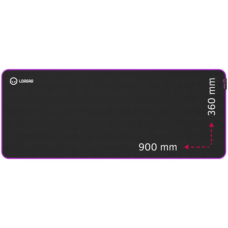 Lorgar Gaming Mouse Pad Main 319 Speed Black/Purple