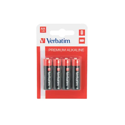 Alkalne baterije AA Verbatim, 4/1, 1.5V