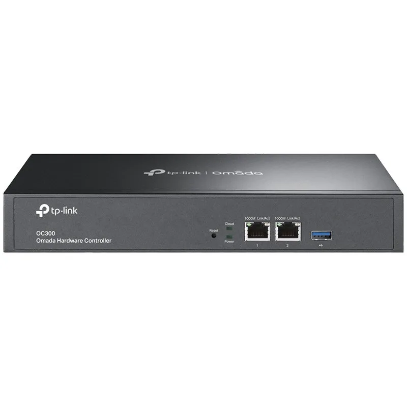TP-Link OC300 Omada Hardware Controller, 2× 10/100/1000 Ports, 1× USB 3.0 Port, Cloud Access