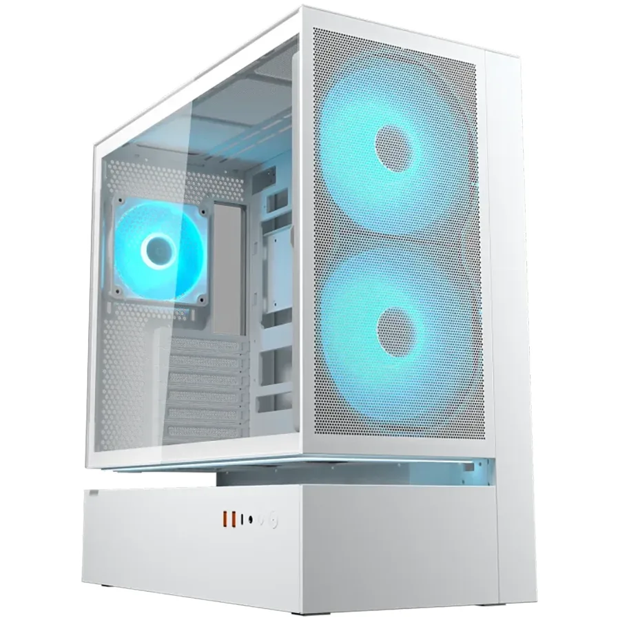 Cougar Gaming COUGAR CFV235 Mesh PC Case, Mid Tower, White