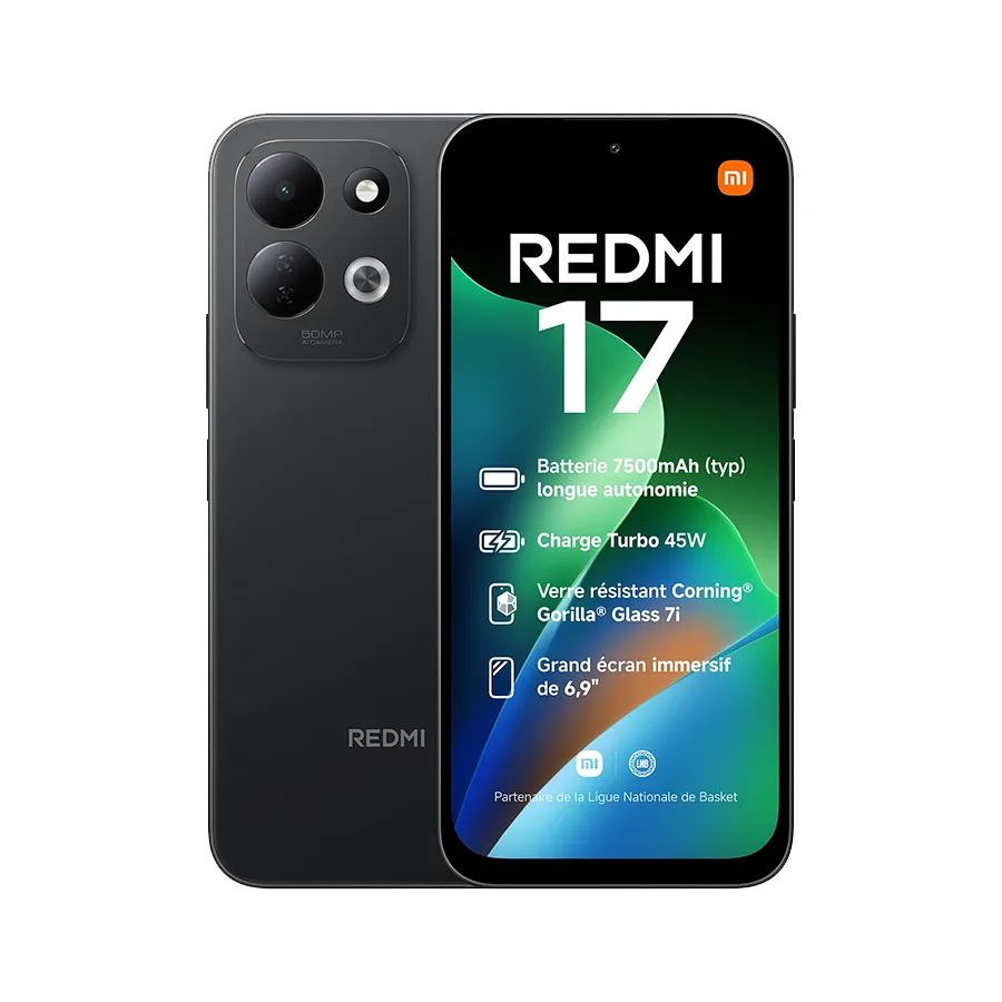 Mobitel XIAOMI Redmi 17 NFC Dual Sim 256GB 4GB, Black