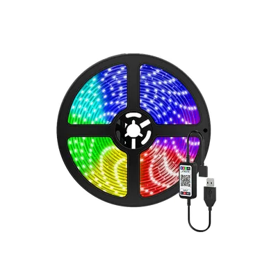 LED traka X-trike me HT-5050 B5 5m, RGB, USB napajanje, bluetooth upravljanje