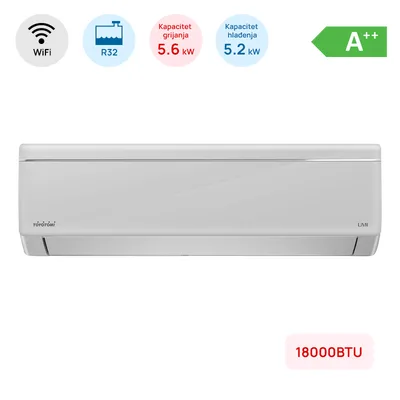 Klima TOYOTOMI Umi 5,2kW A++ Eco DC Inverter, – 15°C ~ 50°C, HEPA 3+