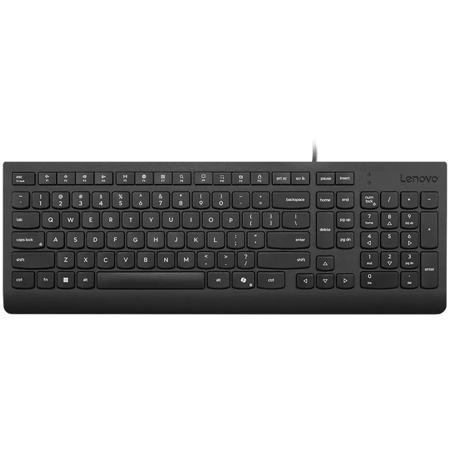Lenovo Essential Wired Keyboard (Black) - US English 103P