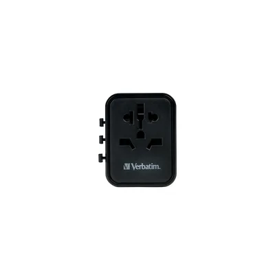 Putni adapter Verbatim, univerzalni, USB-C PD, USB-A QC, 20W, UTA-02