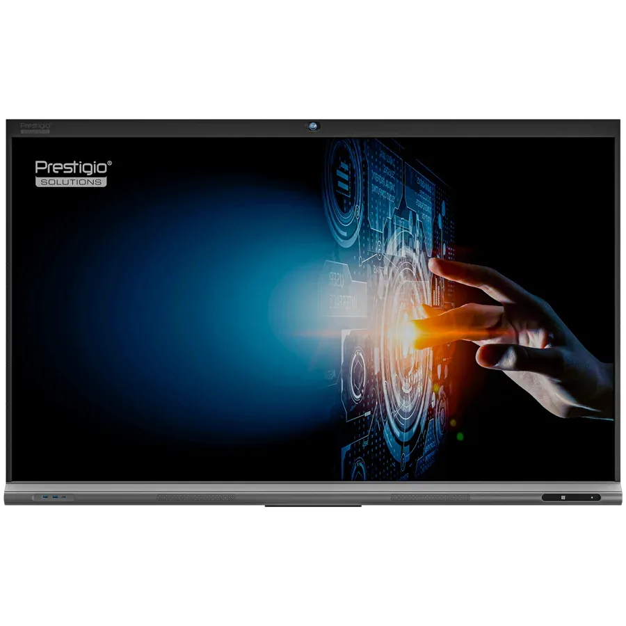 Prestigio SOLUTIONS Multiboard 86" Light+ Series UHD 4K Android 11, Wi-Fi, 40TP, NFC, Camera, touch pen