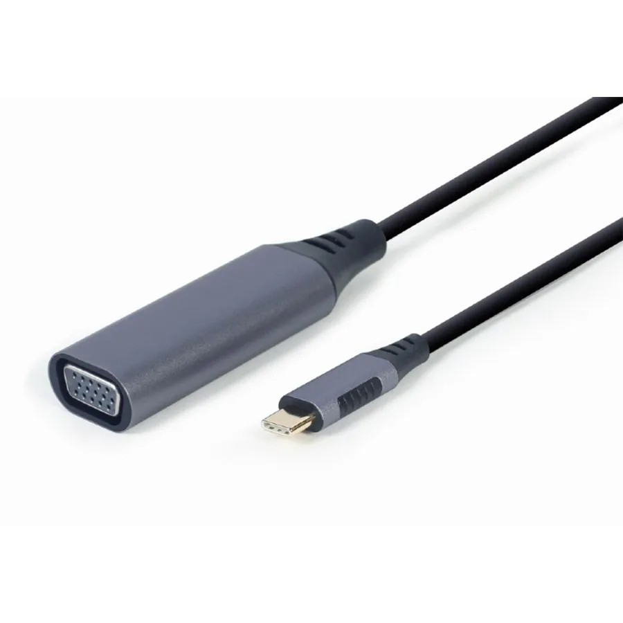 Gembird Type-C to VGA, adapter kabl, USB-C to VGA, A-USB3C-VGA-01